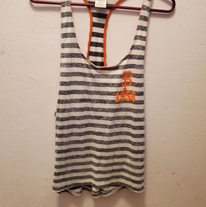 Pink Victoria secret San Francisco giants tank top